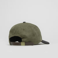 Pop Trading Company O Cap in Olive and Black thumbnail