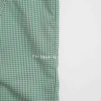 Pop Trading Company O Short Sleeve Gingham Shirt - Green / White thumbnail