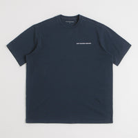 Pop Trading Company Pixel Logo T-Shirt in Navy thumbnail