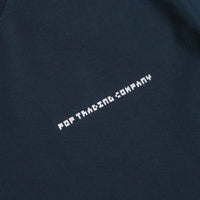 Pop Trading Company Pixel Logo T-Shirt in Navy thumbnail