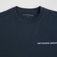 Pop Trading Company Pixel Logo T-Shirt in Navy thumbnail