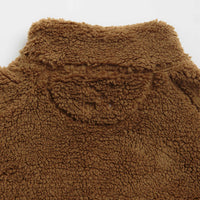 Pop Trading Company Polar 1/2 Zip Fleece Sweatshirt - Bison thumbnail
