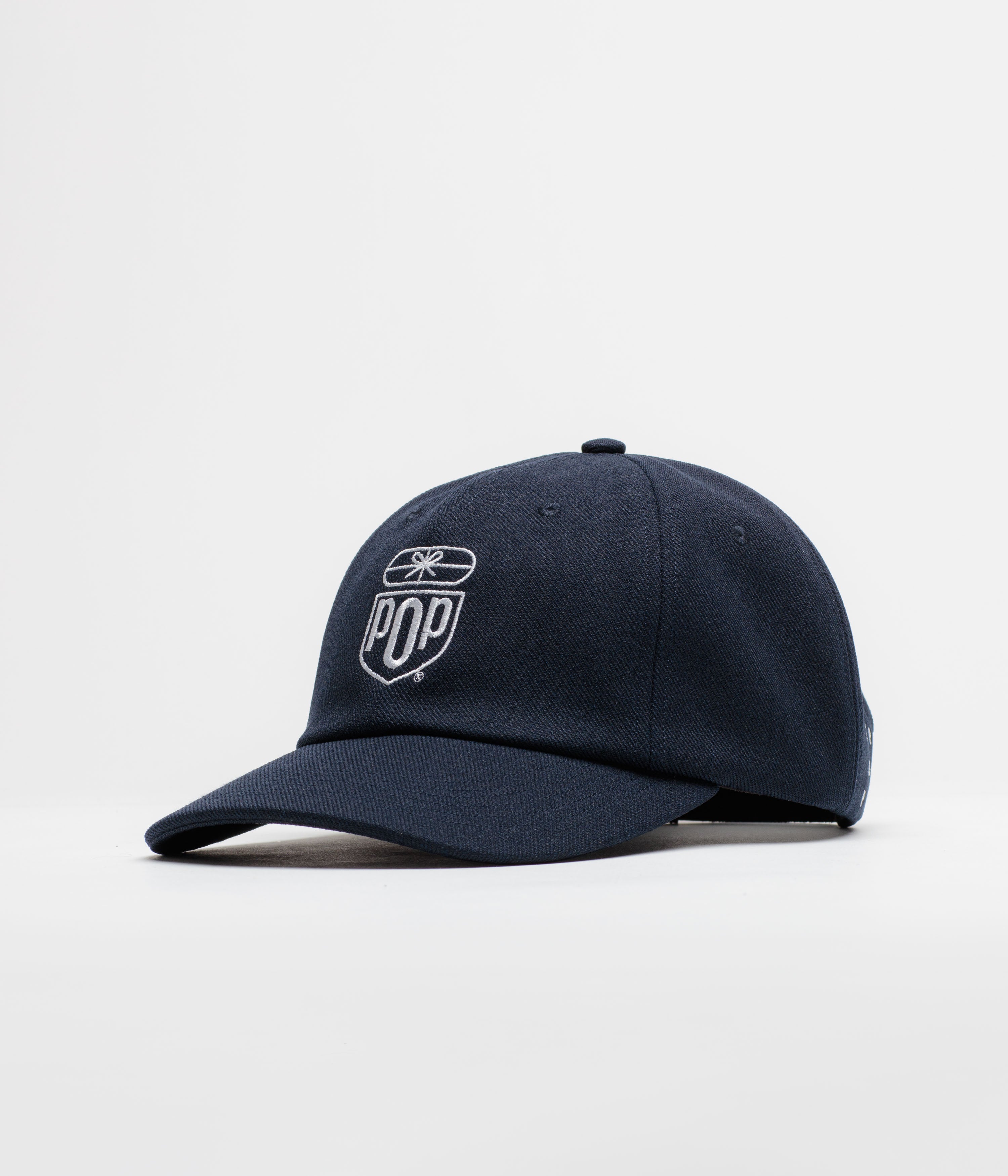 Pop Trading Company Puf Cap in Navy