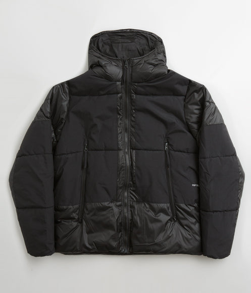 Pop Trading Company Puffer Jacket - Black | Flatspot