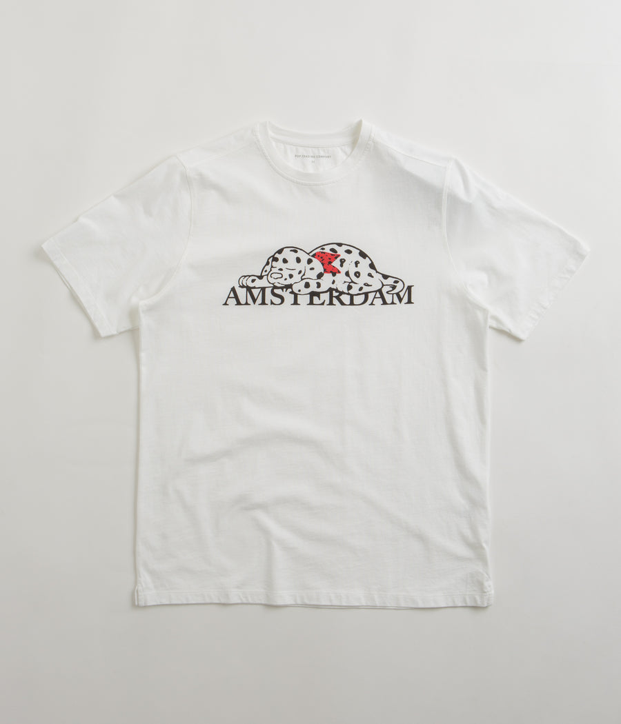 Pop Trading Company Pup Amsterdam T-Shirt - White