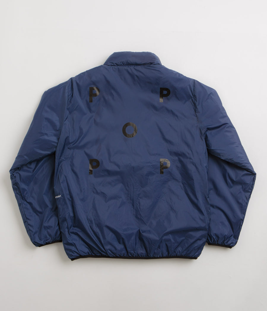 Pop Trading Company Quilted Reversible Jacket in Black