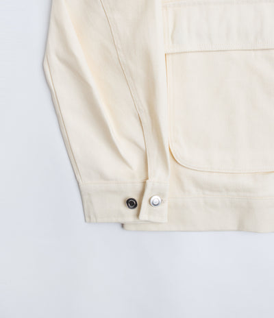 Pop Trading Company ROP Full Zip Jacket - Off White