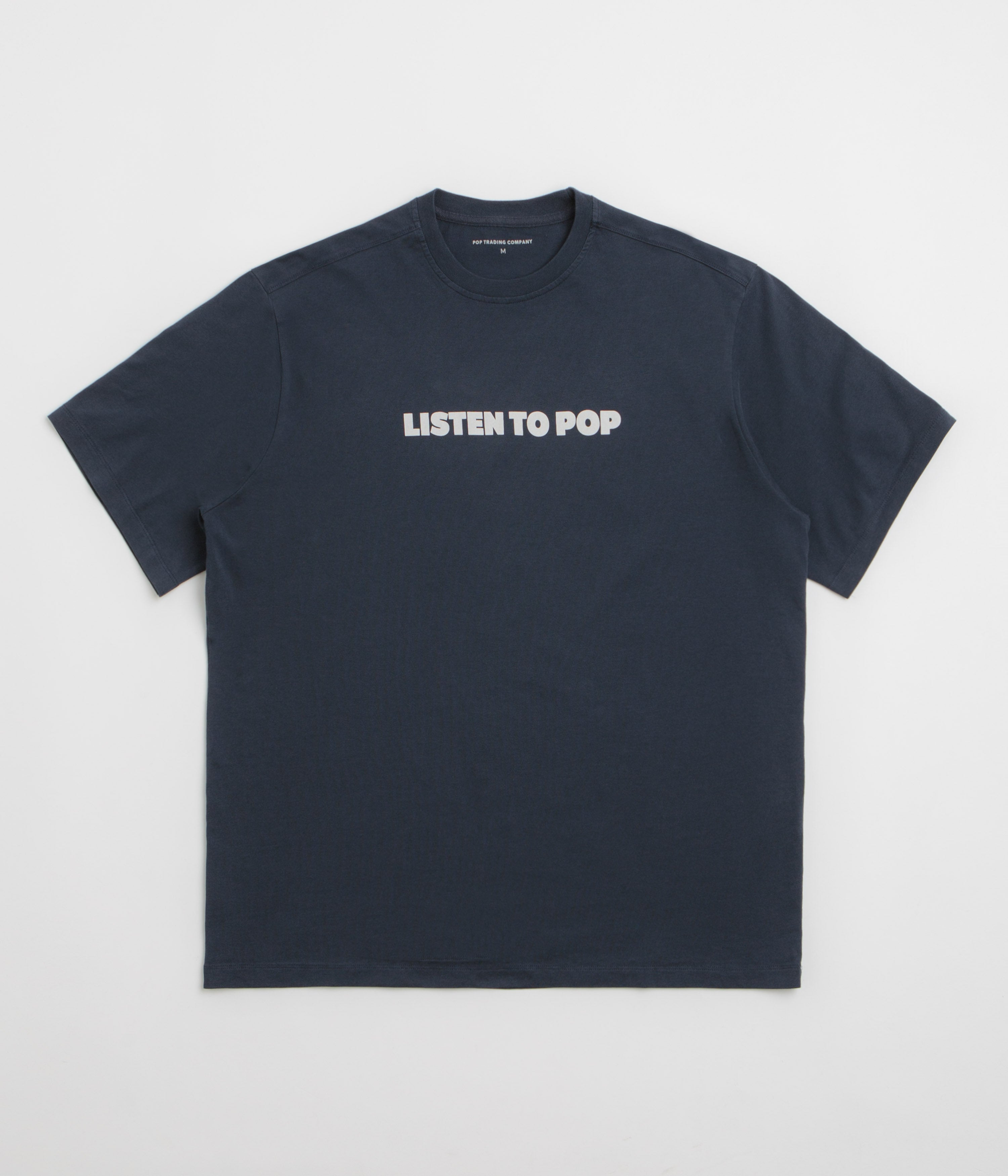 Pop Trading Company Skatemuzik T-Shirt in Navy