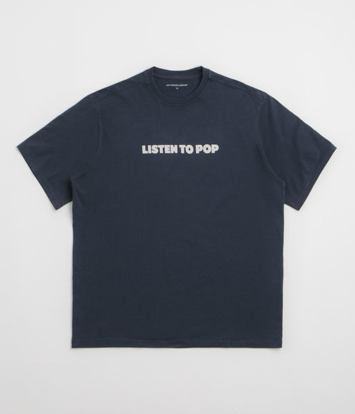 Pop Trading Company Skatemuzik T-Shirt - Navy