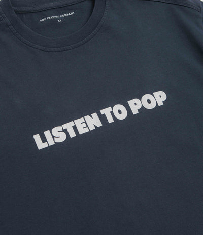 Pop Trading Company Skatemuzik T-Shirt - Navy