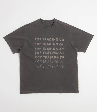 Pop Trading Company Sketchy T-Shirt - Washed Black