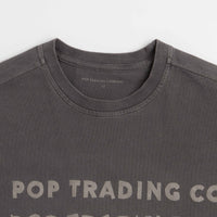Pop Trading Company Sketchy T-Shirt - Washed Black thumbnail