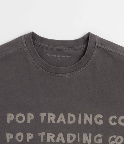 Pop Trading Company Sketchy T-Shirt - Washed Black