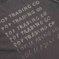 Pop Trading Company Sketchy T-Shirt - Washed Black thumbnail