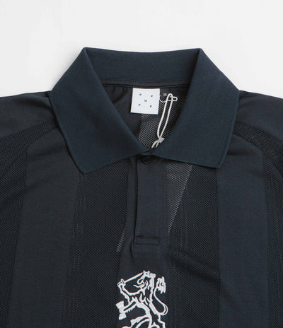 Pop Trading Company Sportif Cub Short Sleeve Shirt - Navy