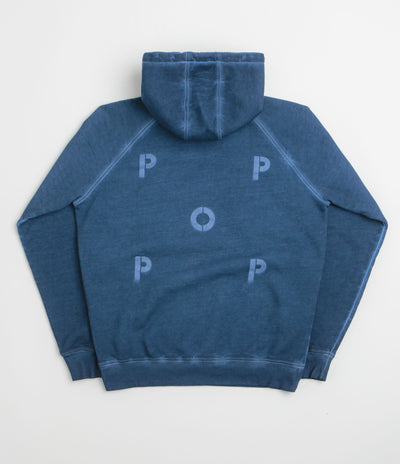 Pop Trading Company Stencil Logo Hoodie - Navy