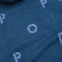 Pop Trading Company Stencil Logo Hoodie - Navy thumbnail