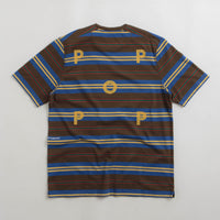 Pop Trading Company Striped Logo T-Shirt - Delicioso / Multi thumbnail
