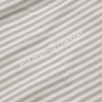 Pop Trading Company Striped Logo T-Shirt in Quarry thumbnail