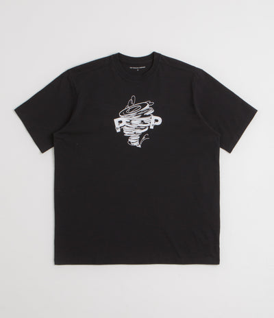 Pop Trading Company Swirl T-Shirt in Black