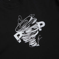 Pop Trading Company Swirl T-Shirt in Black thumbnail