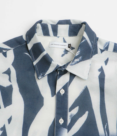 Pop Trading Company Tulip Short Sleeve Shirt - Navy
