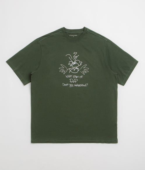 Pop Trading Company Understand T-Shirt - Duffel Green