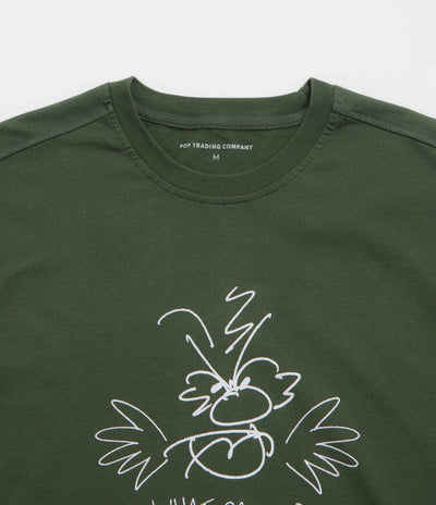Pop Trading Company Understand T-Shirt - Duffel Green