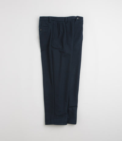Pop Trading Company Wool Hewitt Suit Pants in Navy