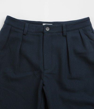 Pop Trading Company Wool Hewitt Suit Pants in Navy