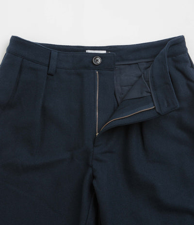 Pop Trading Company Wool Hewitt Suit Pants in Navy