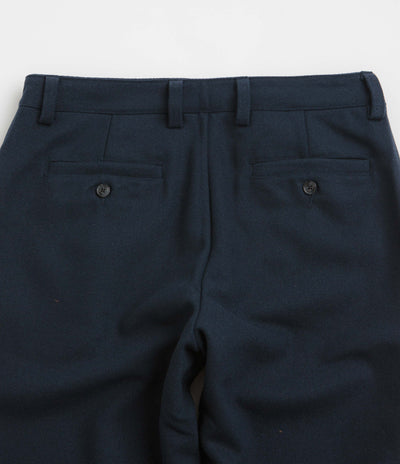 Pop Trading Company Wool Hewitt Suit Pants in Navy