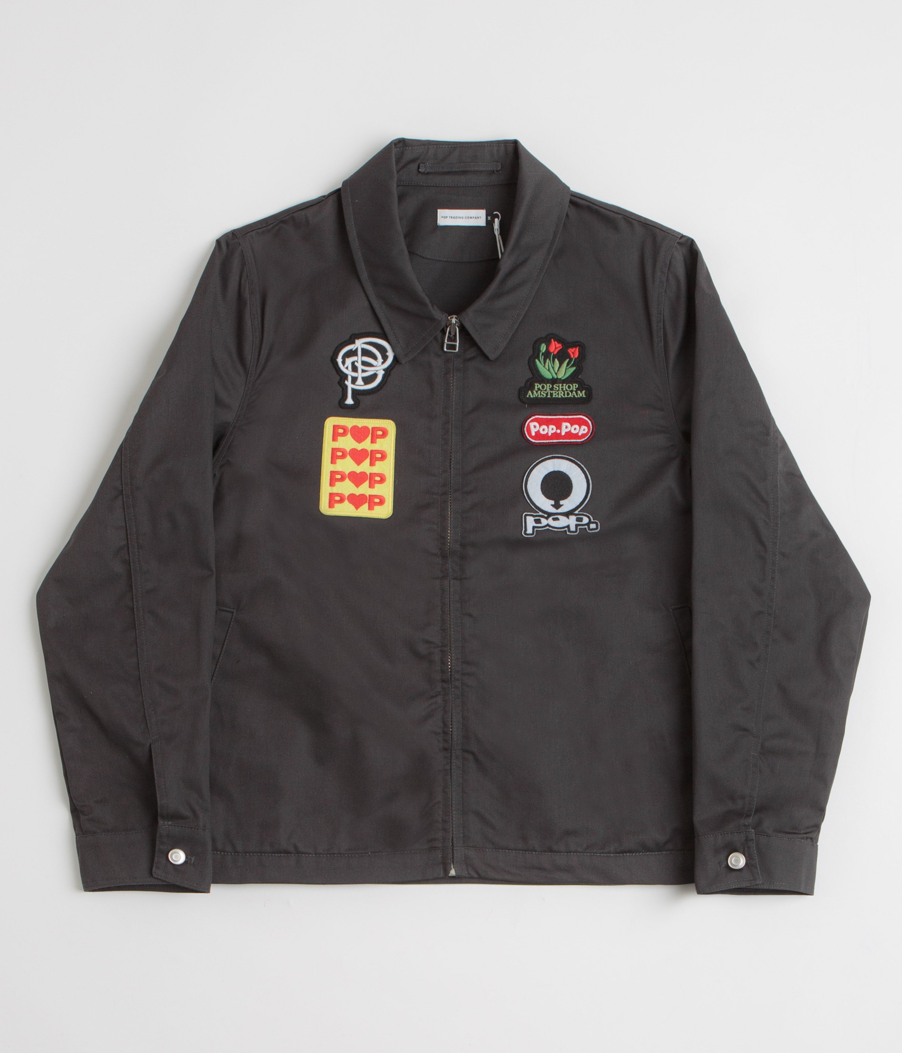 Pop Trading Company Hewitt Suit Jacket - Anthracite | Flatspot