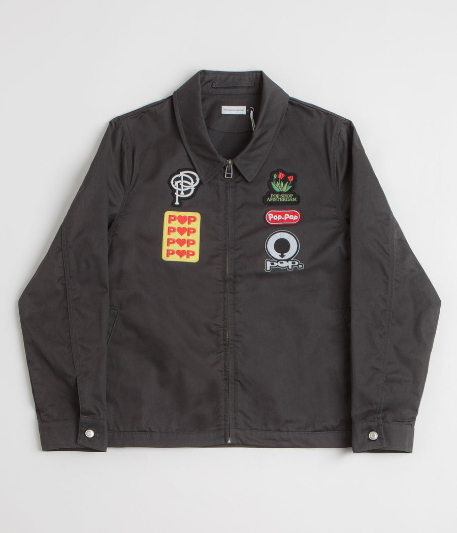 Pop Trading Company Worker Jacket in Anthracite