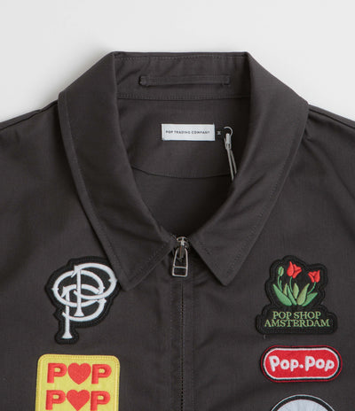 Pop Trading Company Worker Jacket in Anthracite
