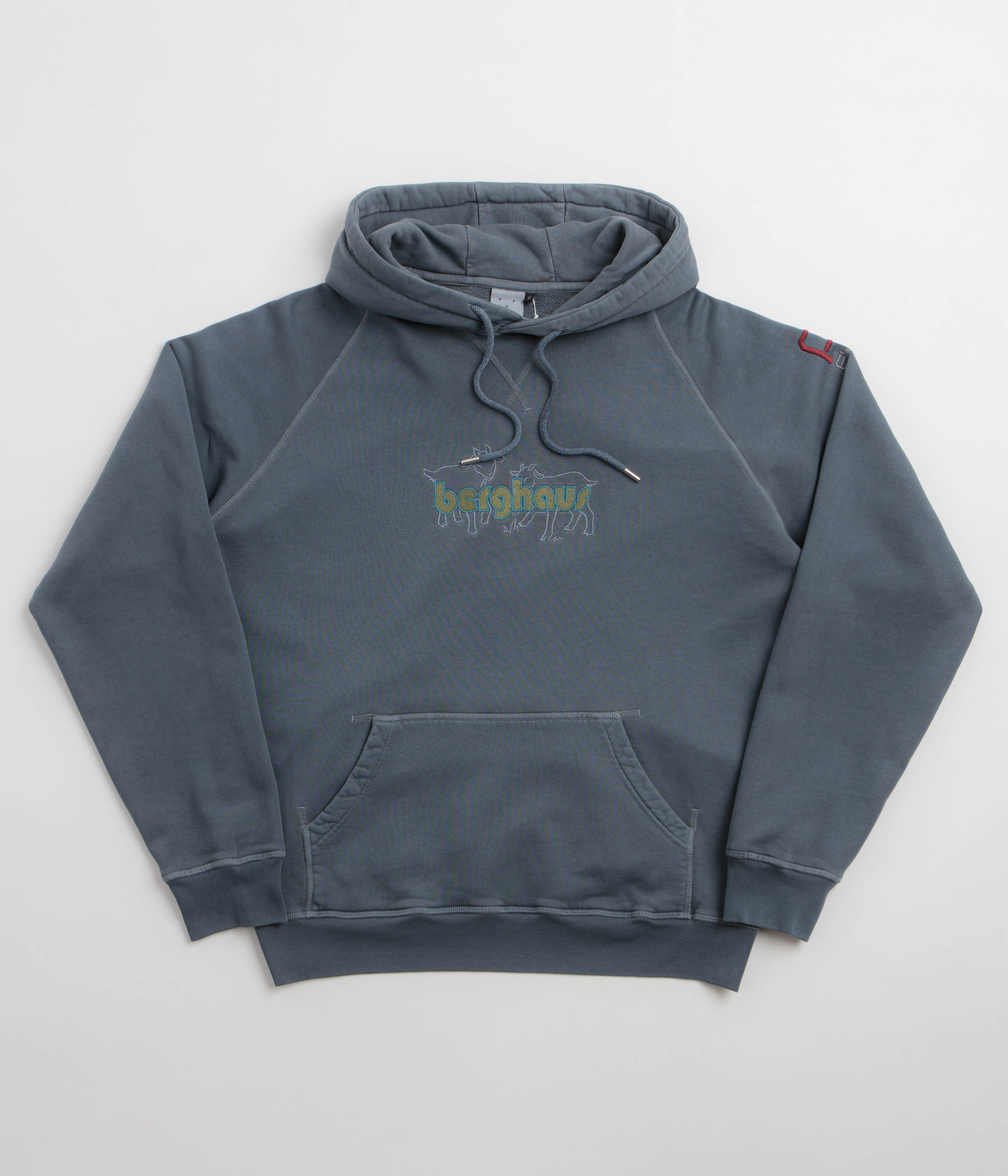 Pop Trading Company x Berghaus Berggoat Hoodie - Washed Navy