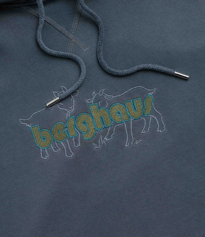 Pop Trading Company x Berghaus Berggoat Hoodie - Washed Navy