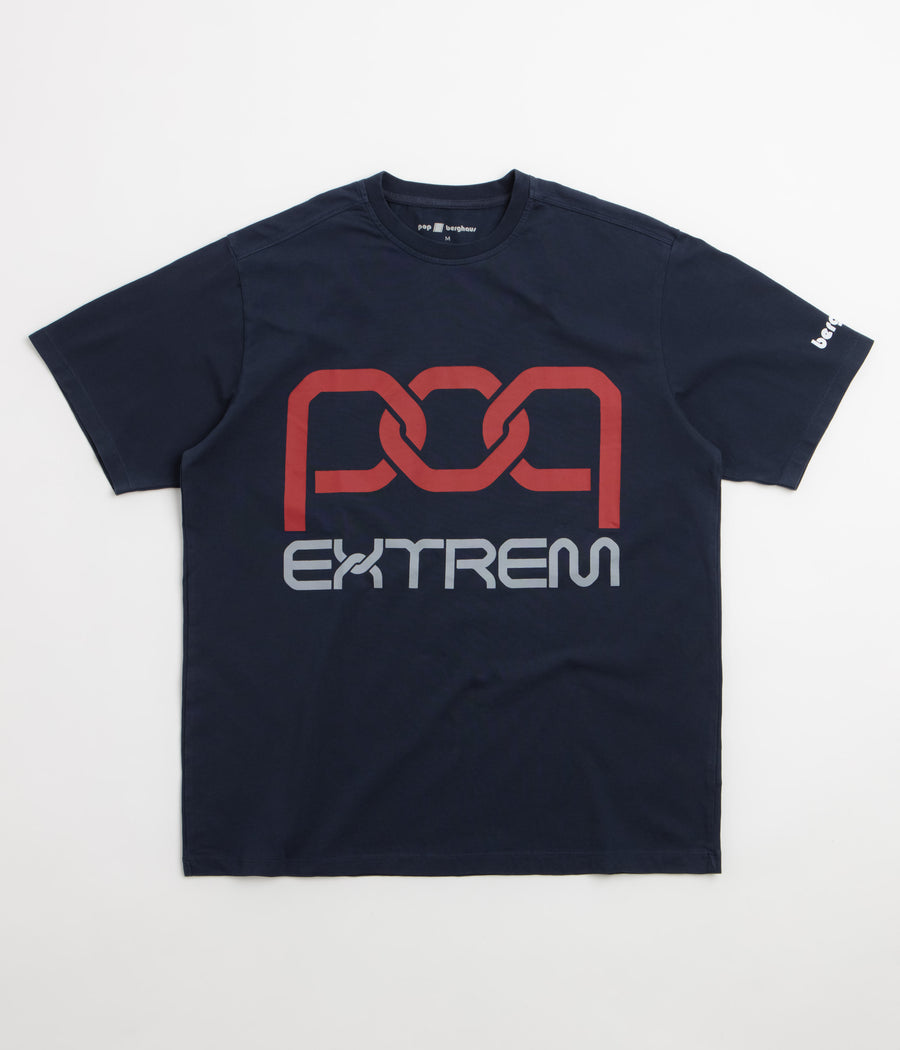 Pop Trading Company x Berghaus Extrem T-Shirt - Navy