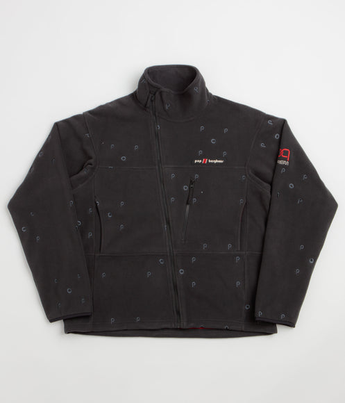 Pop Trading Company x Berghaus Lhoste Full Zip Fleece Jacket - Black
