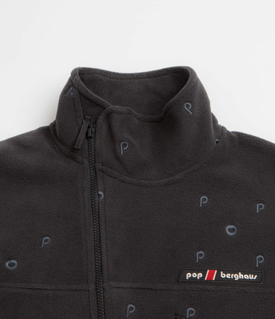 Pop Trading Company x Berghaus Lhoste Full Zip Fleece Jacket - Black