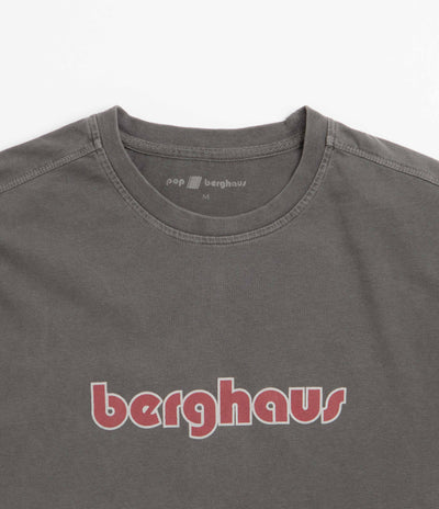 Pop Trading Company x Berghaus Logo T-Shirt - Washed Black