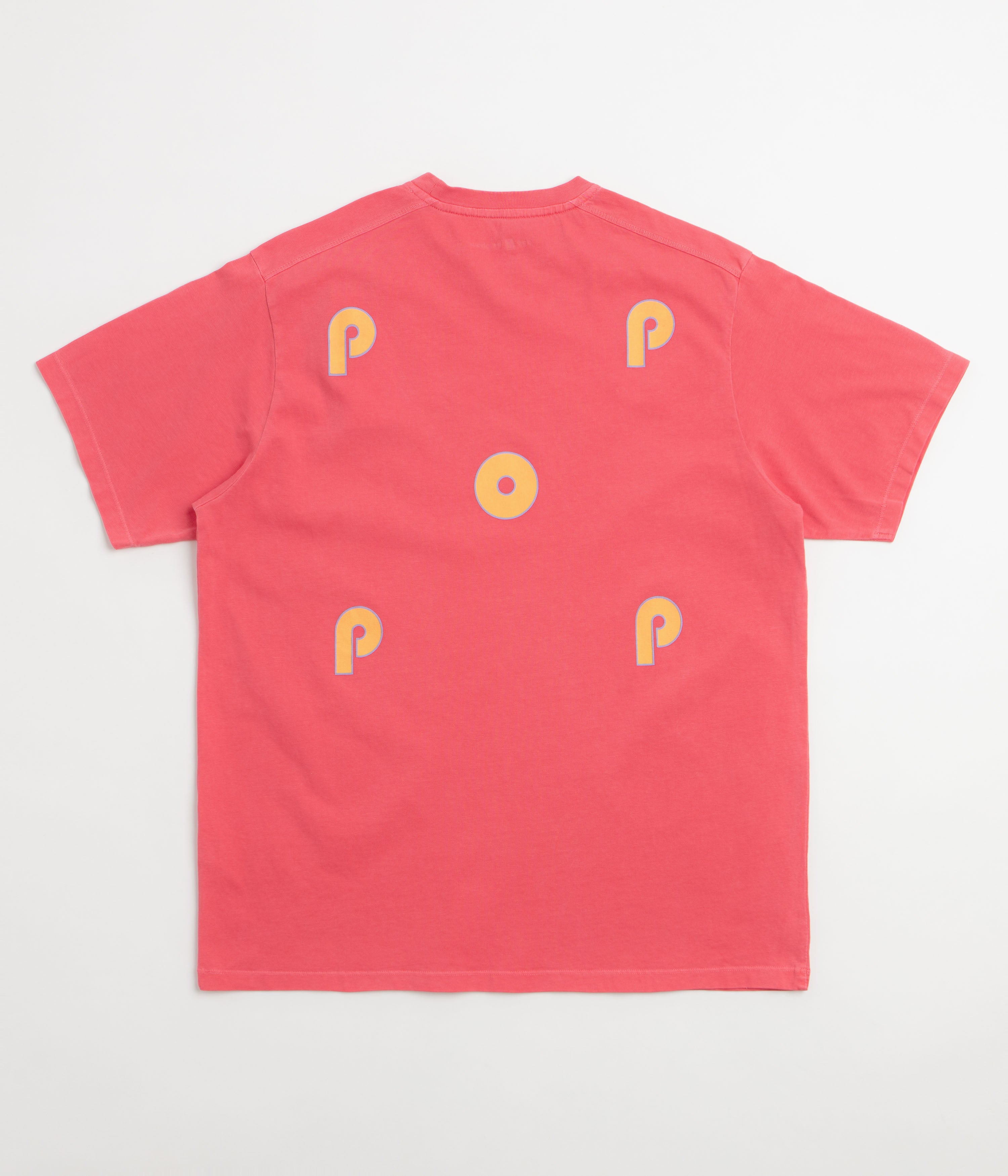 Pop Trading Company x Berghaus Logo T-Shirt - Washed Haute Red