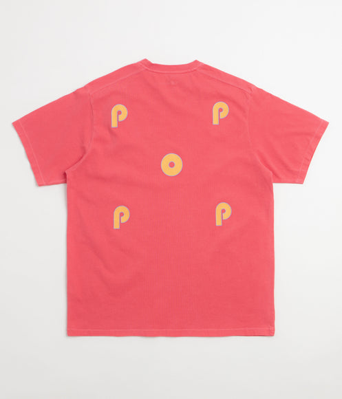 Pop Trading Company x Berghaus Logo T-Shirt - Washed Haute Red