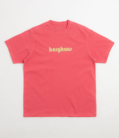 Pop Trading Company x Berghaus Logo T-Shirt - Washed Haute Red