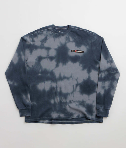 Pop Trading Company x Berghaus Waffle Long Sleeve T-Shirt - Navy