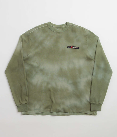 Pop Trading Company x Berghaus Waffle Long Sleeve T-Shirt - Thyme