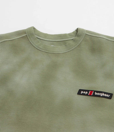 Pop Trading Company x Berghaus Waffle Long Sleeve T-Shirt - Thyme