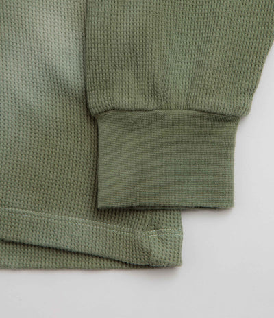 Pop Trading Company x Berghaus Waffle Long Sleeve T-Shirt - Thyme
