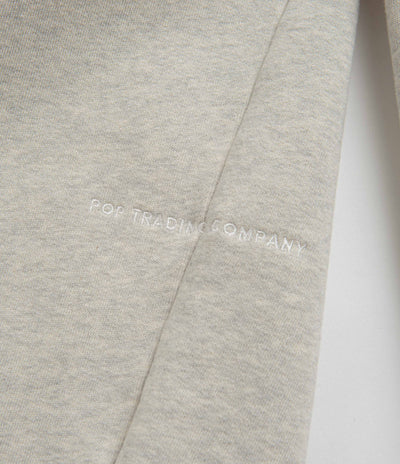 Pop Trading Company x Fiep Pop Hoodie in Off White Heather