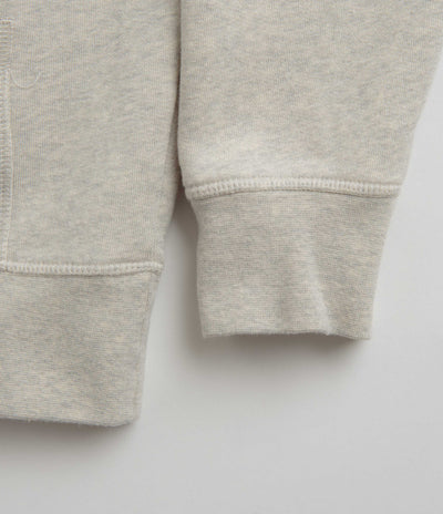 Pop Trading Company x Fiep Pop Hoodie in Off White Heather